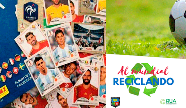Álbum Panini: universitarios impulsan reciclaje de materiales desechables
