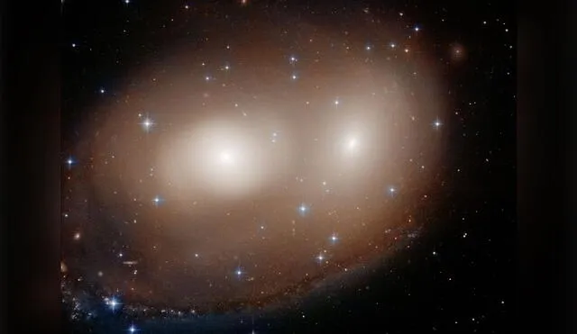 La "calabaza" galáctica captada por el telescopio Hubble. Foto: NASA/ ESA