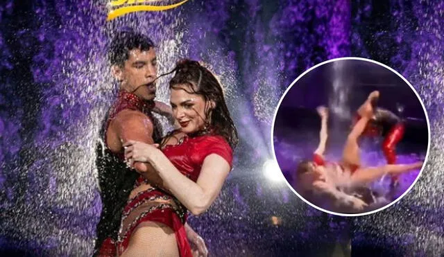 Santiago Suárez bailó bachata junto a su compañera en "El gran show". Foto: composición LR/ Instagram/ El gran show/ captura/ América TV