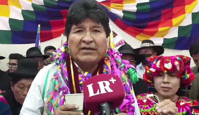Exmandatario Evo Morales en su visita a la región de Puno. Foto: La República