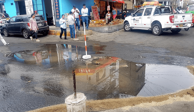 Reportan un nuevo aniego de aguas de desagüe en San Juan de Lurigancho