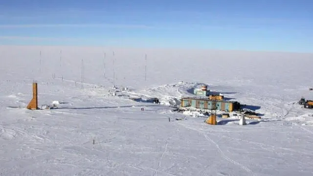 Base rusa Vostok, en la Antártida. Foto: Flickr