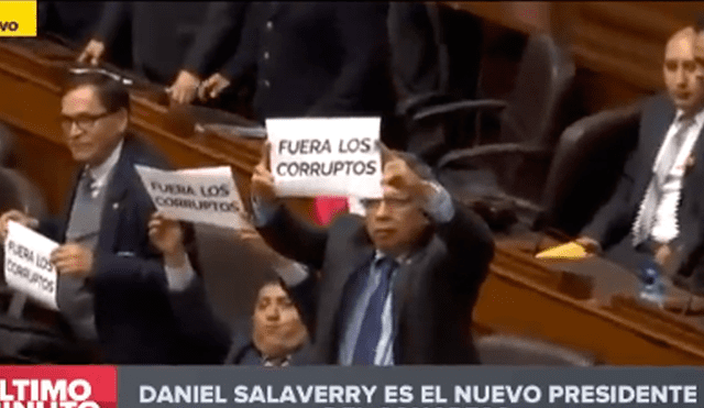 Nuevo Perú tras elección de Daniel Salaverry: “Fuera los corruptos”