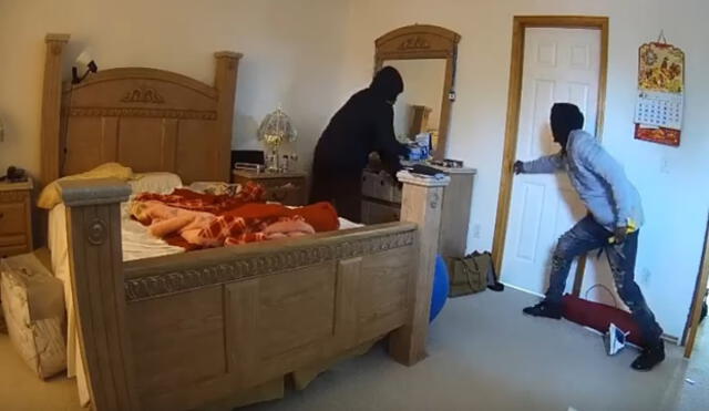 YouTube: Terrible momento vivió una mujer al descubrir a dos ladrones dentro de su casa 