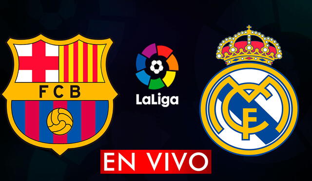 Barcelona y Real Madrid juegan este sábado por la fecha 7 de LaLiga Santander. Foto: Composición La República