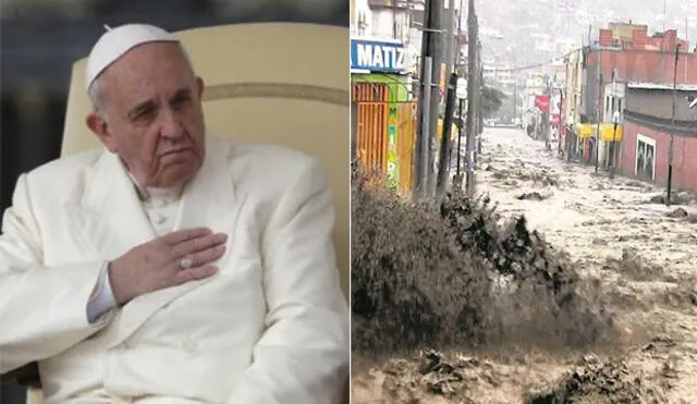 Papa Francisco envía palabras de condolencias al “querido pueblo del Perú”