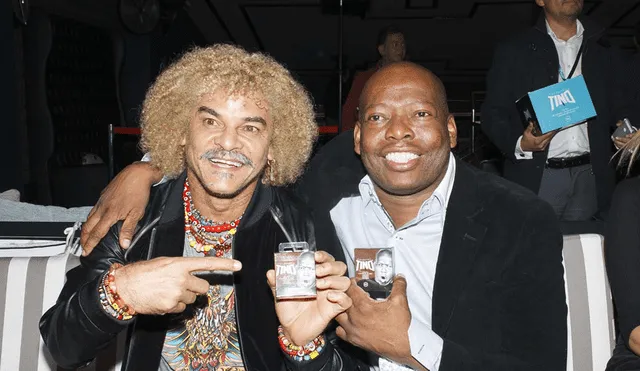 ‘Pibe’ Valderrama fue sorprendido por El ‘Tino’ Asprilla de la manera más insólita [VIDEO]