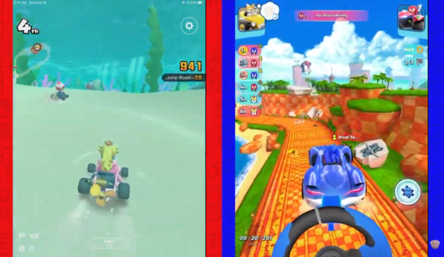 Mario Kart Tour vs Sonic Racing ¿Cuál es mejor?