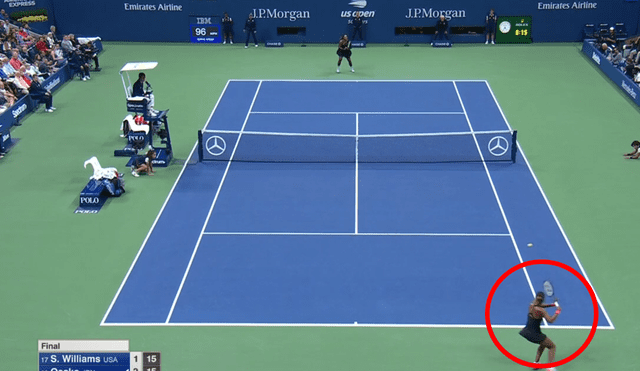 Serena Williams quedó en ridículo tras 'drive' de Osaka en final de US Open [VIDEO]