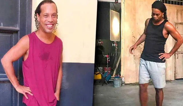 Ronaldinho suele pasar sus días jugando fútbol, fútbol-tenis y fútbol voley en la prisión.