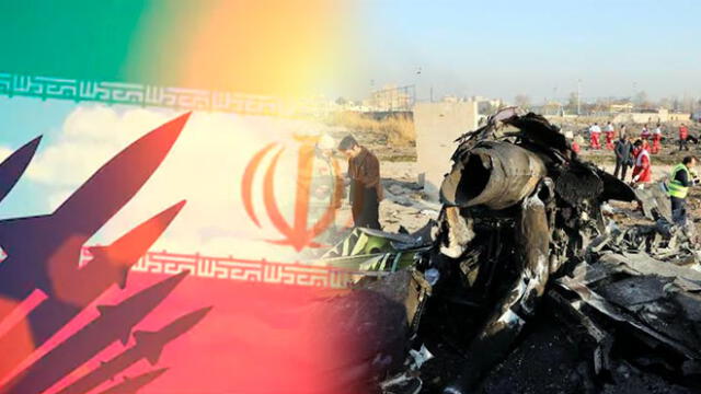Irán confesó que derribó por ''error'' el avión ucraniano en Teherán. Foto: Composición