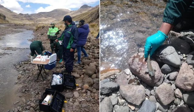 Autoridades llegaron hasta la zona alta de la provincia de Lampa. Foto: Fiscalía Puno.