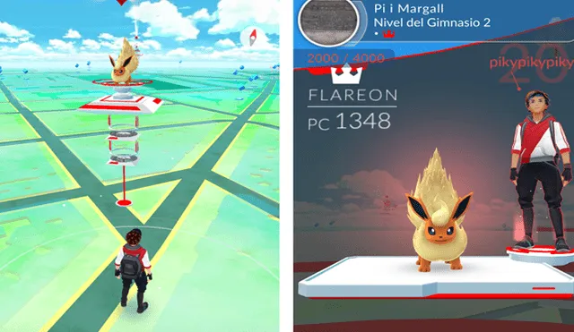 Así luce un gimnasio en Pokémon GO. Foto: Referencial.