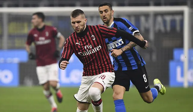 Inter vs Milan EN VIVO ONLINE en el Derbi de Milán por la Serie A. Foto: AFP