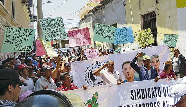 Lambayeque: Trabajadores exigen nuevo Directorio en empresa azucarera Tumán