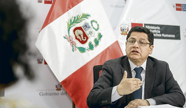 Ministro de Justicia, Eduardo Vega