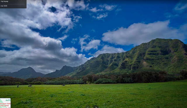 Desliza las imágenes para ver cómo luce la isla donde se filmó la famosa serie Lost. Foto: captura de Google Maps