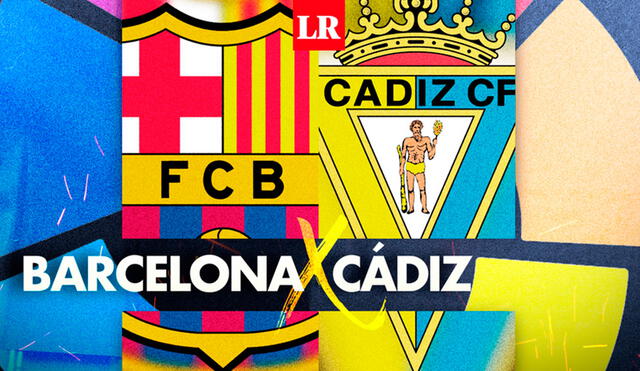 FC Barcelona, con Lionel Messi, enfrenta al Cádiz por la fecha 12 de LaLiga Santander. Gráfica: Fabrizio Oviedo/La República.