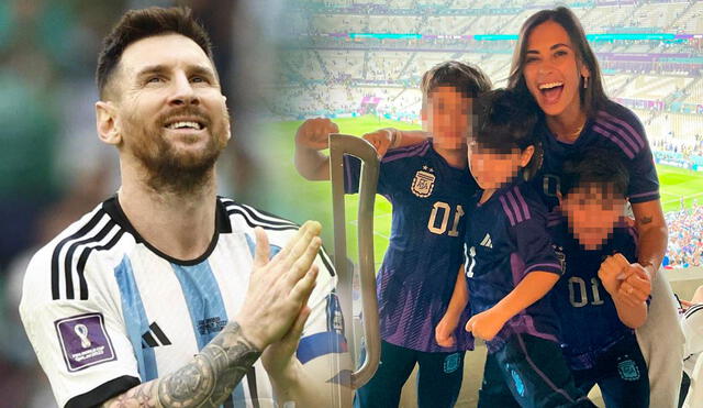 Antonela Roccuzzo se mostró orgullosa del logro de Lionel Messi con la selección argentina en Qatar. Foto: composición/Instagram Antonela Roccuzzo/ EFE