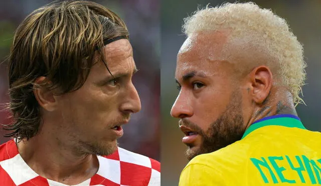Luka Modric y Neymar intentarán ser decisivos en sus equipos durante los cuartos de final. Foto: Composición LR/AFP