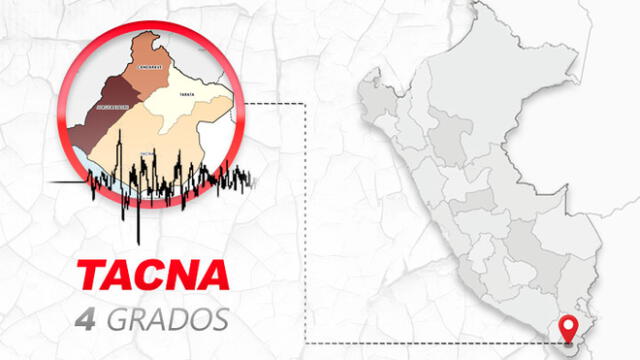 IGP reportó sismo en Tacna. Créditos: La República.