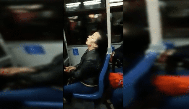 Facebook: Una mujer se duerme en bus y sufre consecuencia inesperada [VIDEO]