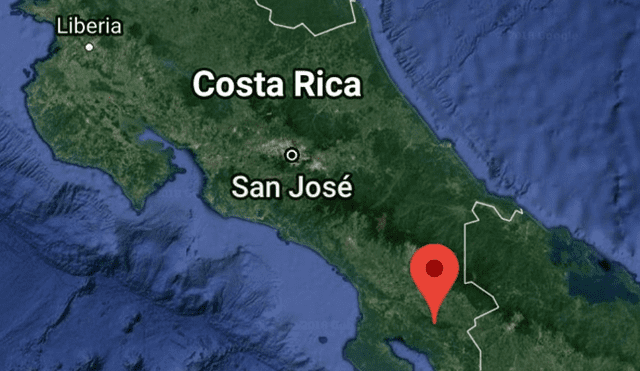 Fuerte sismo de 6,2 sacudió Costa Rica 