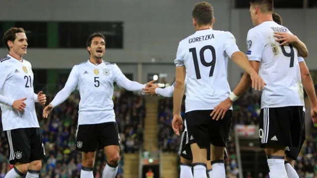 Alemania venció a Irlanda del Norte y aseguró su clasificación al Mundial de Rusia 2018