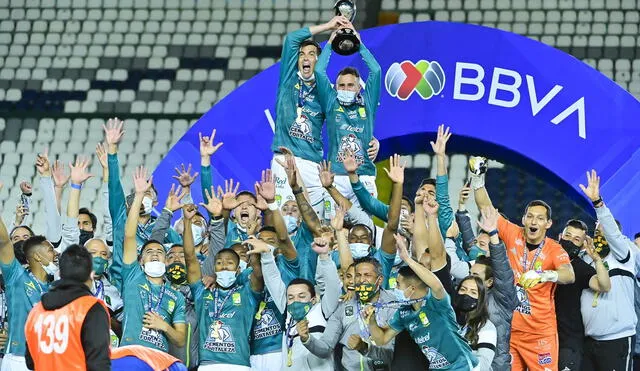 León de Pedro Aquino ganó de local a Pumas en la segunda final del fútbol mexicano. Foto: Twitter