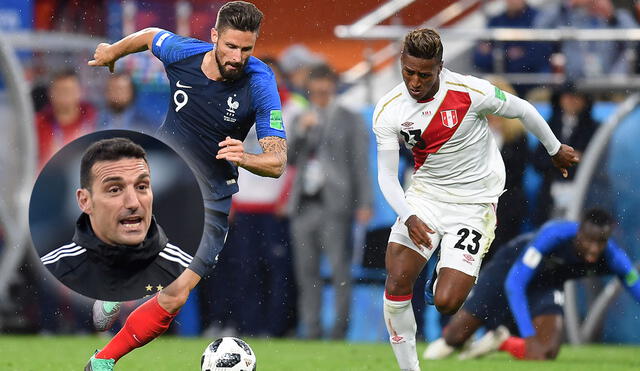 Lionel Scaloni recordó el empate ajustado que sacó Francia ante la selección peruana. Foto: AFP