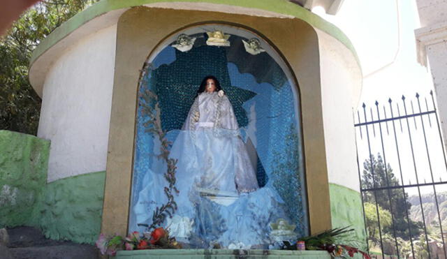 Atacan a pedradas imagen de la Virgen de Chapi [VIDEO]