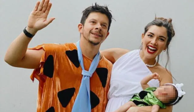 Este fue el primer Halloween que celebraron los esposos junto a su hija. Foto: Instagram