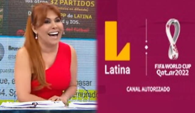 Magaly Medina se echó a reir al ver los memes sobre Latina. Foto: captura ATV