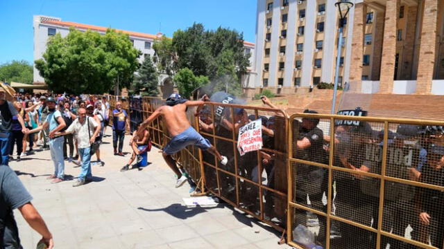 Protestas en Mendoza contra la nueva ley 7722. Foto: Difusión