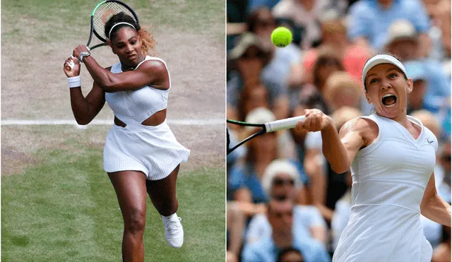 Sigue aquí EN VIVO ONLINE la final femenina de Wimbledon 2019 entre Serena Williams vs. Simona Halep. | Foto: AFP