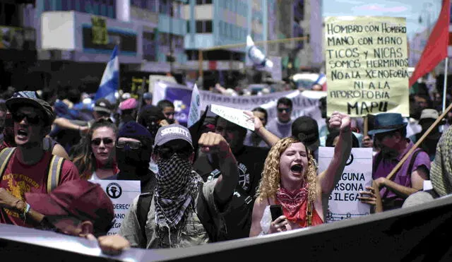Costa Rica: marchan contra xenofobia y se solidarizan con nicaragüenses