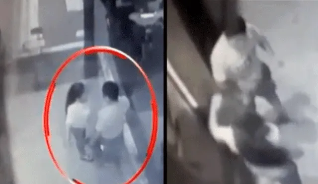 Tumbes: sujetó golpeó y arrastró a su pareja al salir de un bar [VIDEO]