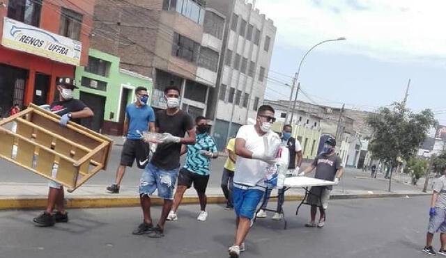 Hinchas de Alianza Lima prepararon olla común para pucallpinos. Foto: Twitter