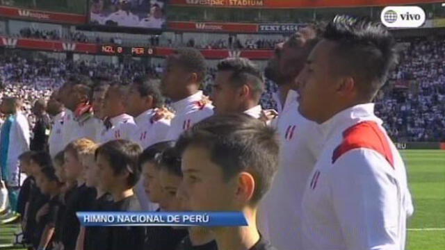 Impresionante: así retumbó el himno peruano en el Westpac Stadium [VIDEO]