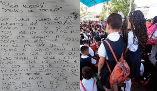 Colombia: las extrañas cartas que dos niñas dejaron antes de desaparecer [IMAGEN]