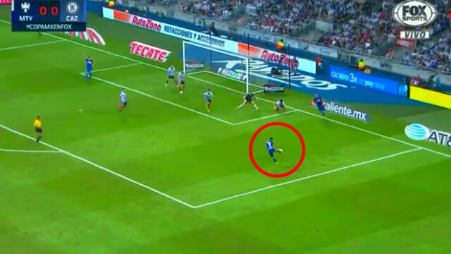 Cruz Azul vs Monterrey: Elías Hernández mandó un 'misil' para poner el 1-0 [VIDEO]