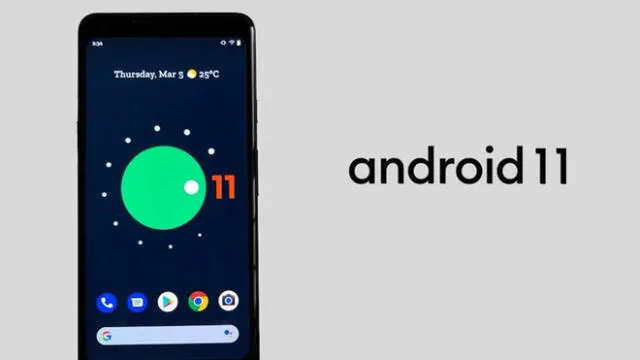 Android 11 es la próxima versión del sistema operativo de Google.