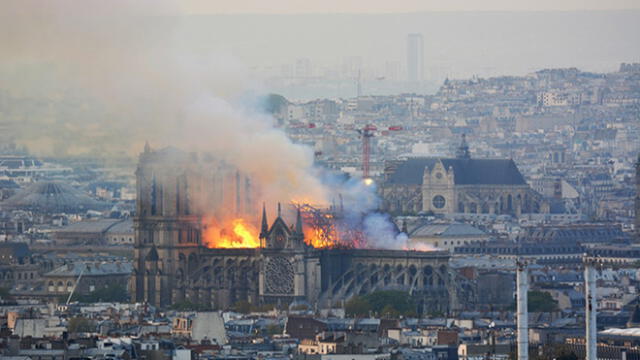 Incendio en catedral de Notre Dame HOY: voraces llamas devoran emblemático monumento