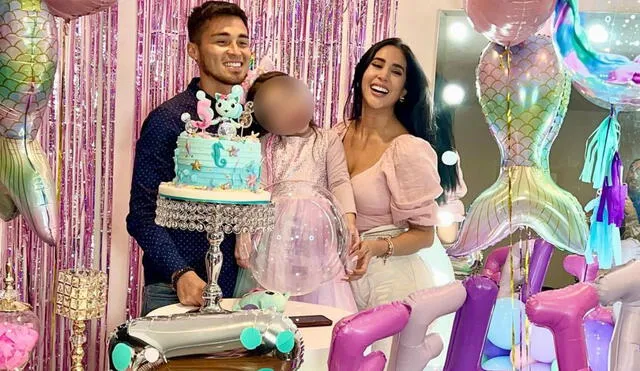 Rodrigo Cuba y Melissa Paredes han los problemas legales atrás y celebraron el cumpleaños de su hija. Foto: Melissa Paredes/Instagram