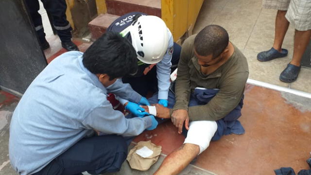 Ciuadadano dominicano se recupera en el hospital Casimiro Ulloa. (Foto: Serenazgo de Surco)