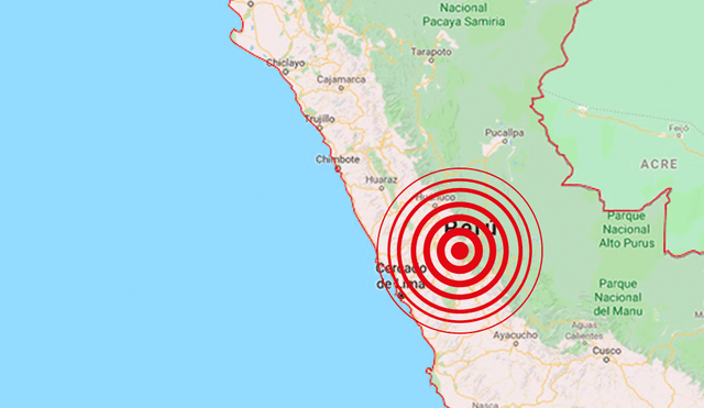 IGP registró sismo de magnitud 4.1 en Junín