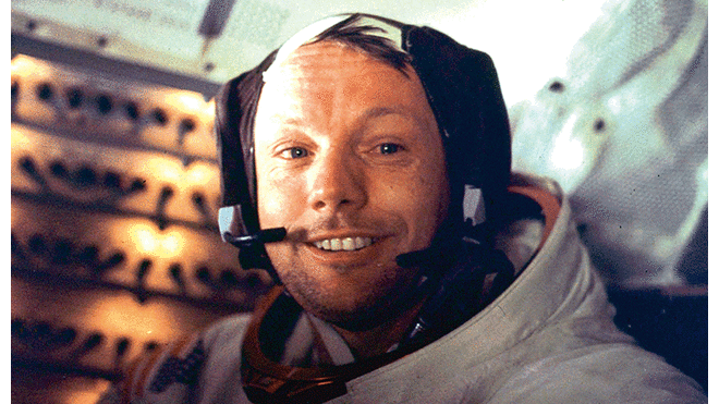 Neil Armstrong fue el primer hombre en pisar la Luna. Foto: AFP