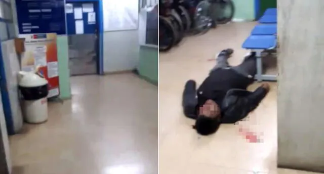 Varón ensangrentado dormía en el suelo sin ser atendido en hospital de Puno