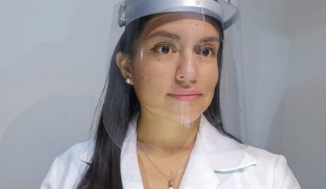 Giannina Honorio es la gerenta general de Tinnitus, primera empresa que donó escudos faciales al MInisterio de Salud. Foto: Punto Edu.