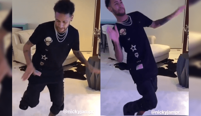 Instagram: Neymar sorprende bailando ‘X’ de Nicky Jam con un solo pie [VIDEO]